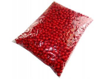 Korale drewniane 12mm RED...