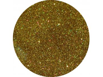 Brokat 0,2mm GOLD HOLOGRAM...