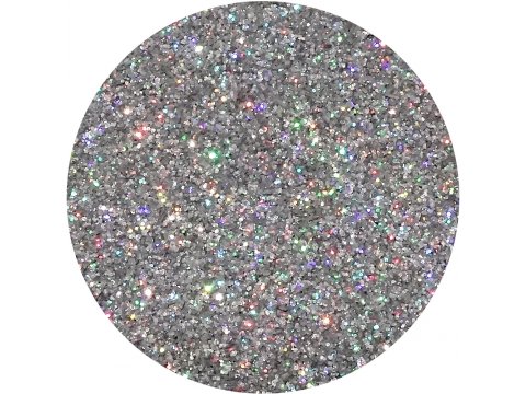 Brokat sypki 0,2mm SILVER HOLOGRAM ZA6050 1kg drobny ozdobny do ozdób paznokci bombek sklep warszawa