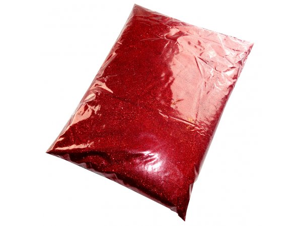 Brokat sypki 0,2mm RED HOLOGRAM ZA6061 1kg czerwony holograficzny drobny ozdobny do ozdób paznokci bombek sklep wars