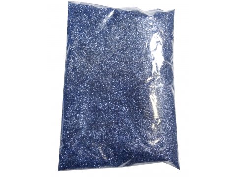 Brokat sypki 0,2mm NIEBIESKI METALIK ZA8023 1kg metaliczny drobny ozdobny do ozdób paznokci bombek sklep war