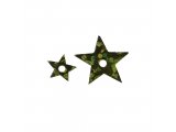 Cekiny GWIAZDKI 13mm ANTIK GOLD hologram cena za 100g sklep pasmanteria z cekinami warszawa