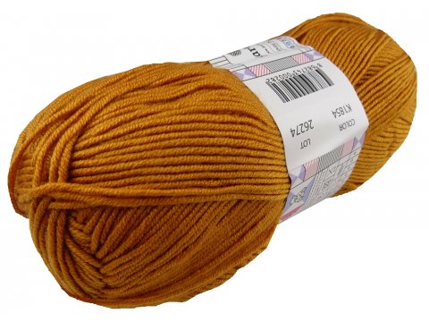 BABY ONE włóczka K1854 MIÓD MIODOWA Kartopu 100g 250m anty pilling akryl dla dzieci