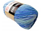 Jeans Crazy 8212 MIX BŁĘKITU YarnArt 50g 160m mix cieniutkiej bawełny na letnie dzianiny maskotki dostępne w Goldpol Warszawa