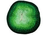 ROSEGARDEN 319 ZIELONY CIEMNY/ZIELONY/BIAŁY 100% BAWEŁNA włóczka YarnArt 250g 1000m cienka włóczka ombre na chusty
