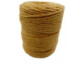 Sznurek bawełniany 3mm RECYKLING MUSZTARDA 1PLY 100m  skręcany sklep ze sznurkami Warszawa