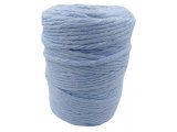 Sznurek bawełniany 3mm RECYKLING BŁĘKITNY 1PLY 100m  skręcany sklep ze sznurkami Warszawa