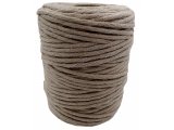 Sznurek bawełniany 3mm RECYKLING BEŻOWY 1PLY 100m  skręcany sklep ze sznurkami Warszawa