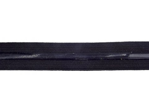Guma 10mm CZARNA dziana z silikonem cena 1m gumka do sukienki stroju kąpielowego sklep z gumami