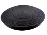 25mm taśma nośna CZARNA cena za 1m tasiemka 2,5cm do toreb na uszy rączki pasek do torby plecaka hurtownia taśmy nośn