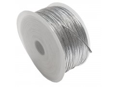 Sznurek 1,5mm SREBRNY 100m...