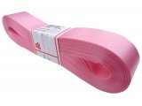 3cm wstążka satynowa HURT 50m RÓŻOWA szeroka na kokardy wstęgi