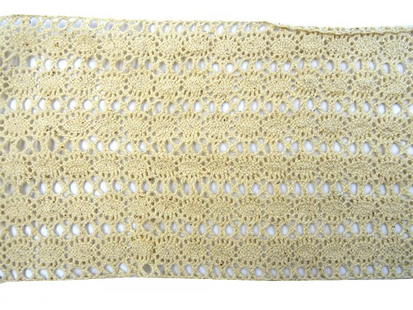Koronka bawełniana 12,5cm 125mm ECRU 1043K cena za 1m sklep z koronkami w Warszawie GOLD-POL