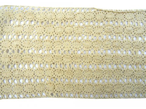 Koronka bawełniana 12,5cm 125mm ECRU 1043K cena za 1m sklep z koronkami w Warszawie GOLD-POL
