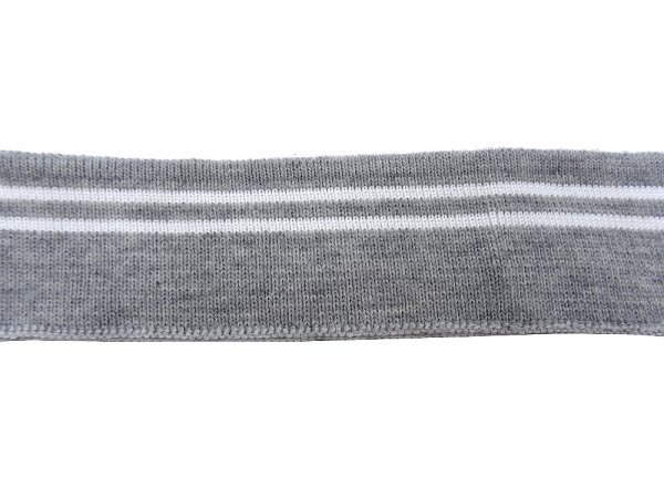 Ściągacz cienki SZARY MELANŻ SE-23 kupon 3,5cm x 120cm gotowy do bluzy kurtki dresu ściągacze krawieckie sklep