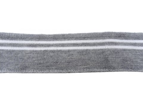 Ściągacz cienki SZARY MELANŻ SE-23 kupon 3,5cm x 120cm gotowy do bluzy kurtki dresu ściągacze krawieckie sklep