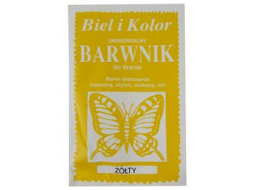 ŻÓŁTY barwnik do farbowania...
