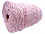 Sznurek 5mm dziany 100% bawełniany 39-BABY PINK 100m z rdzeniem bawełnianym BY GOLD-POL hurtownia sznurków War