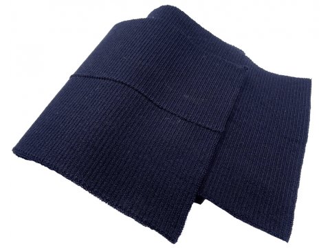 Ściągacz gruby GRANAT CIEMNY kupon 16cm x 120cm MIX WEŁNA do bluzy kurtki dresu ściągacze krawiecki