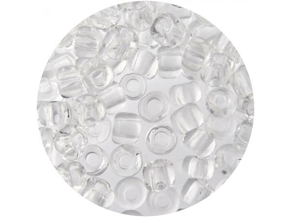 Koraliki szklane 4mm kulki drobne 18129 PRZEZROCZYSTE cena za 100g hurtownia