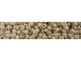 Koraliki szklane 4mm kulki drobne 18157 NAJCIEMNIEJSZE ECRU PASTEL PÓŁPRZEZROCZYSTE Z PIĘKNYM POŁYSKIEM cena za 100g hurtown