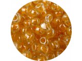 Koraliki szklane 4mm kulki drobne 18172 ORANGE  POMARAŃCZOWE PRZEZROCZYSTE Z POMARAŃCZOWYM ŚRODKIEM cena za 100g hurtownia