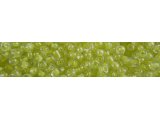 Koraliki szklane 4mm kulki drobne 18176 PRZEZROCZYSTE Z LIMONKOWYM ŚRODKIEM cena za 100g hurtownia