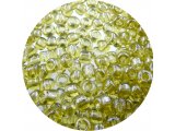 Koraliki szklane 4mm kulki drobne 18132 JASNE MIODOWE PRZEZROCZYSTE Z LUSTRZANYM POŁYSKIEM cena za 100g hurtownia korali