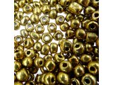 Koraliki szklane 4mm kulki drobne 18163 MOSIĄDZ OKSYDA METALIK JAK METALOWE cena za 100g hurtownia korali
