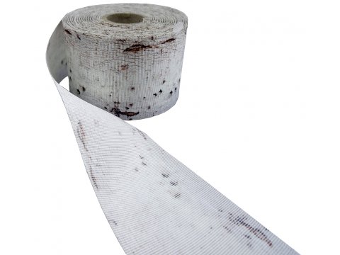 Ryps 50mm wstążka rypsowa BIAŁY ECRU BRĄZ cena za 1m ozdobna jednostronna ombre cieniowana