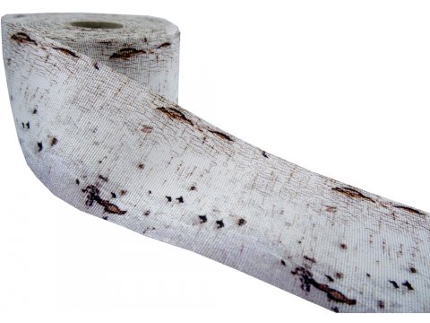 Ryps 50mm wstążka rypsowa BIAŁY ECRU BRĄZ cena za 1m ozdobna jednostronna ombre cieniowana