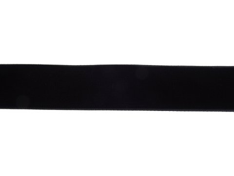 36mm cena za 1m tasiemka aksamitka 201 BIAŁY francuska welur welwet velvet hurtownia aksamitek