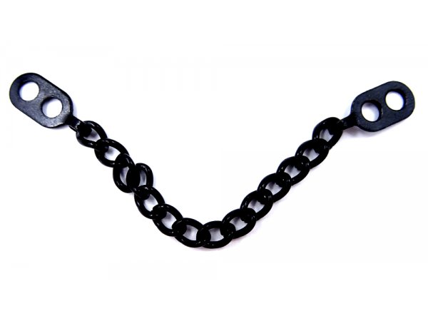 Wieszak metalowy CZARNY do przyszycia 90mm cena za detal 1szt zawieszka zawieszki do ubrań płaszcza