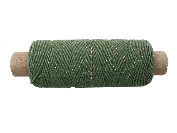 Gumonitka 0,8mm okrągła OLIWKA SPŁOWIAŁA 30m czeska gumka 8 562 163 00 cienkie gumki krawieckie najtaniej