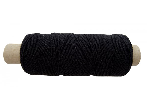 Gumonitka 0,8mm okrągła CZARNA 30m czeska gumka 8 562 163 00 cienkie gumki krawieckie najtaniej