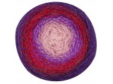 FLOWERS ALPACA 434 FIOLET//CZERWONY/RÓŻ/JASNY RÓŻ YarnArt 250g 940m grubsza włóczka ombre cieniowana na chustę sklep gold