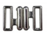 Zapięcie do stanika metalowe 14mm SREBRNE NIKIEL cena 1 sztukę zapięcia kostiumów bikini biustonosza sklep internetowy GOLD-