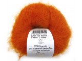SUPER KID MOHAIR włóczka Gazzal 29 POMARAŃCZOWY cena za 25g 237m moher na szale estońskie pasmanteria z włóczkami