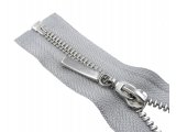 Suwaki 45cm metalowe 5mm SZARY/SREBRNY rozdzielcze 1szt suwak zamek metalowy do kurtki zamki sklep największy wybór suwaków