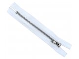 Suwaki 12cm metalowe 3mm BIAŁY/SREBRNE cena za 1szt zamek zamki suwaki hurtownia warszawa