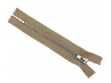 Suwaki 12cm metalowe 3mm BEŻ/SREBRNY cena za 1szt zamek zamki suwaki hurtownia warszawa