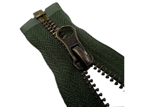Suwaki 70cm metalowe 5mm OLIWKA/OKSYDA rozdzielcze 1szt suwak zamek metalowy do kurtki zamki sklep największy wybór suwa
