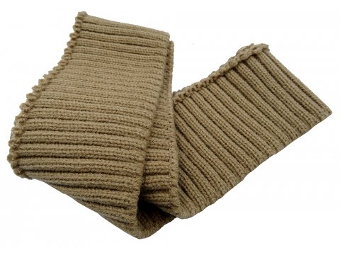 Ściągacz gruby BURY BEŻ kupon 6cm x 120cm do bluzy kurtki dresu ściągacze krawieckie na rękaw dekolt