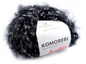 KOMOREBI 78 CZARNY włóczka...