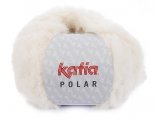 POLAR 80 ECRU KREM włóczka KATIA 100g 60m jak futerko futro szenila sierść królika sklep z wełną GOLD-POL