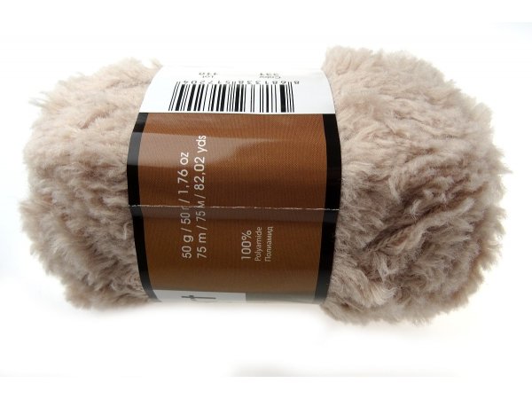 MINK 331 BEŻ CIEPŁY włóczka YarnArt 50g 75m misiowa włóczka