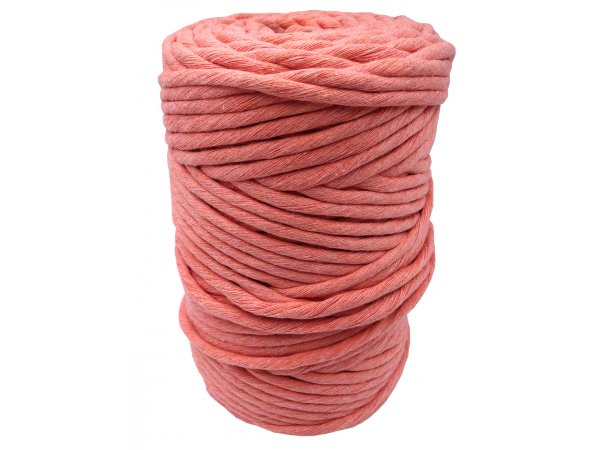 Sznurek 5mm 13 PEACH BRZOSKWINIA bawełniany 100m do makramy liść makrama największy wybór w Warszawie BY GOLDPOL