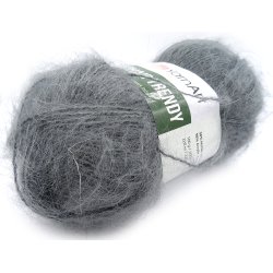 MOHAIR TRENDY 114 SZARY...