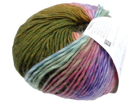 KIREI COLOR 355 OLIWKA/WRZOSY włóczka 100% wełna 100g 160m włóczka cienka ombre cieniowana melanż