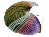 KIREI COLOR 355 OLIWKA/WRZOSY włóczka 100% wełna 100g 160m włóczka cienka ombre cieniowana melanż